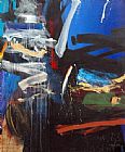 Ben Stack Canvas Paintings - Gothic Blue